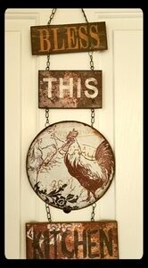 🌶NEW BLESS THIS KITCHEN SIGN